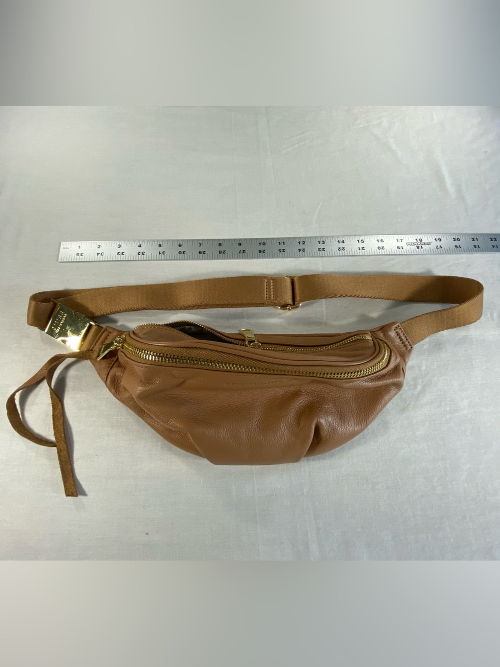 Aimee Kestenberg Leather Nutmeg Cabo Sling Belt bag